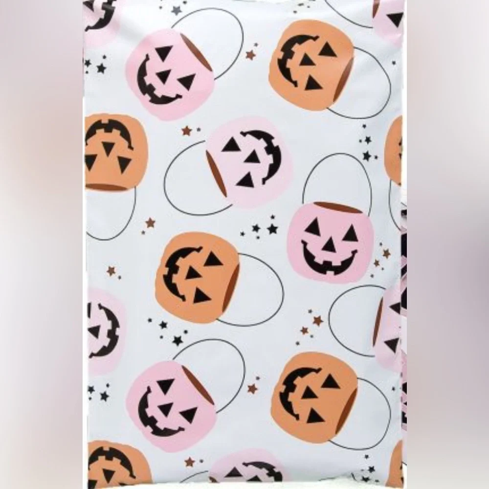 30 Pumpkin bucket poly mailers